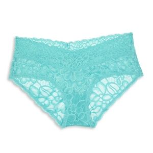 No Boundaries Juniors Lace Hipster Panty Teal
